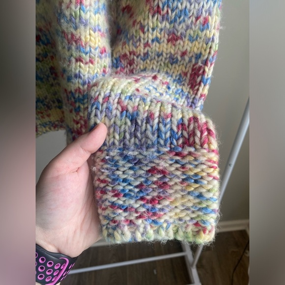 Talbots wool blend pastel vintage sweater - Picture 5 of 9